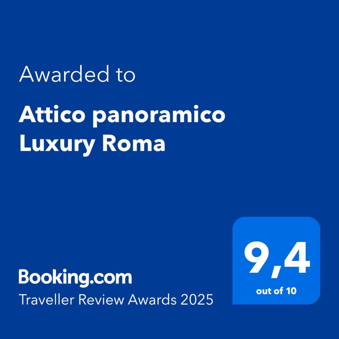 Attico Panoramico Luxury Roma Leilighet Eksteriør bilde